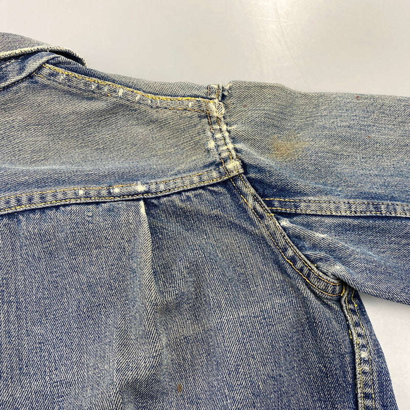 【現状渡し品】【メンズ】 LEVI'S リーバイス 507XX 刻印無し 紙パッチ 両面タブ BIG E 均等 V 2ND DENIM JACKET デニム ジャケット アウター 146-260820-kh-01-izu カラー：インディゴ 万代Net店