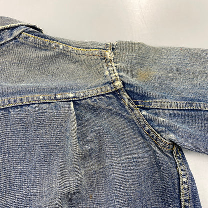 【現状渡し品】【メンズ】 LEVI'S リーバイス 507XX 刻印無し 紙パッチ 両面タブ BIG E 均等 V 2ND DENIM JACKET デニム ジャケット アウター 146-260820-kh-01-izu カラー：インディゴ 万代Net店