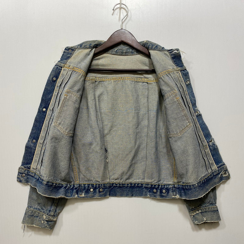【現状渡し品】【メンズ】 LEVI'S リーバイス 507XX 刻印無し 紙パッチ 両面タブ BIG E 均等 V 2ND DENIM JACKET デニム ジャケット アウター 146-260820-kh-01-izu カラー：インディゴ 万代Net店