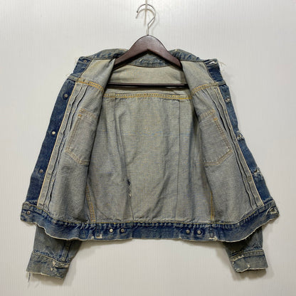 【現状渡し品】【メンズ】 LEVI'S リーバイス 507XX 刻印無し 紙パッチ 両面タブ BIG E 均等 V 2ND DENIM JACKET デニム ジャケット アウター 146-260820-kh-01-izu カラー：インディゴ 万代Net店