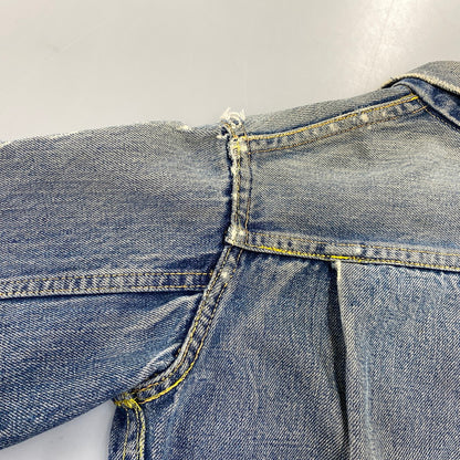 【現状渡し品】【メンズ】 LEVI'S リーバイス 507XX 刻印無し 紙パッチ 両面タブ BIG E 均等 V 2ND DENIM JACKET デニム ジャケット アウター 146-260820-kh-01-izu カラー：インディゴ 万代Net店