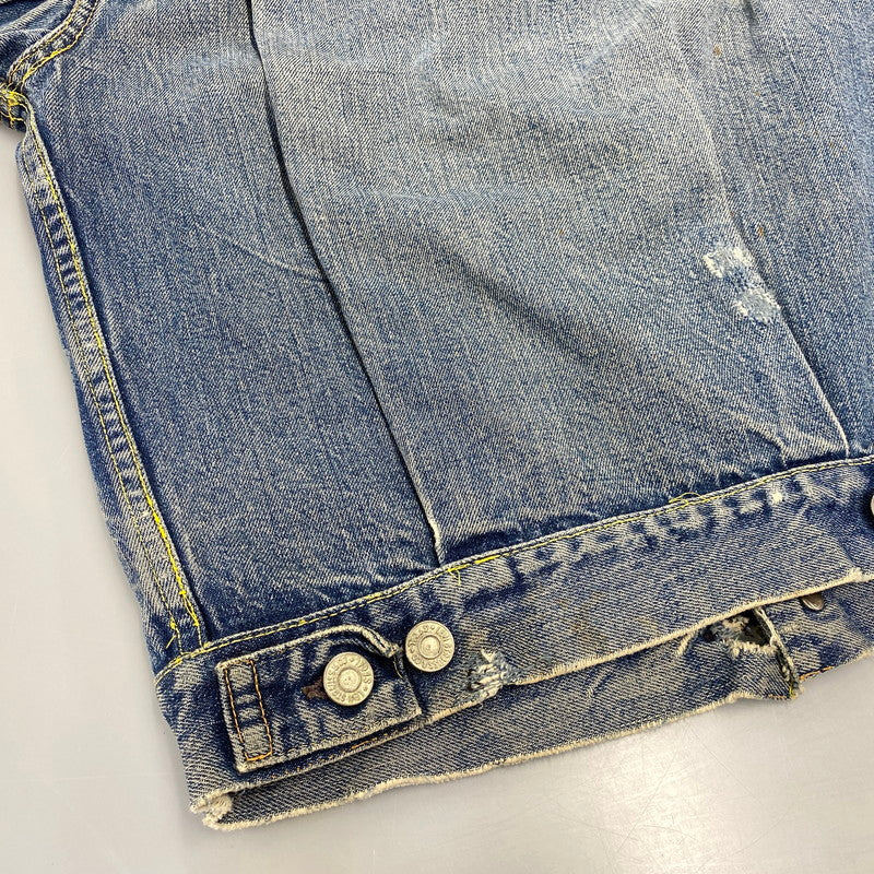 【現状渡し品】【メンズ】 LEVI'S リーバイス 507XX 刻印無し 紙パッチ 両面タブ BIG E 均等 V 2ND DENIM JACKET デニム ジャケット アウター 146-260820-kh-01-izu カラー：インディゴ 万代Net店