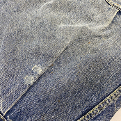 【現状渡し品】【メンズ】 LEVI'S リーバイス 507XX 刻印無し 紙パッチ 両面タブ BIG E 均等 V 2ND DENIM JACKET デニム ジャケット アウター 146-260820-kh-01-izu カラー：インディゴ 万代Net店