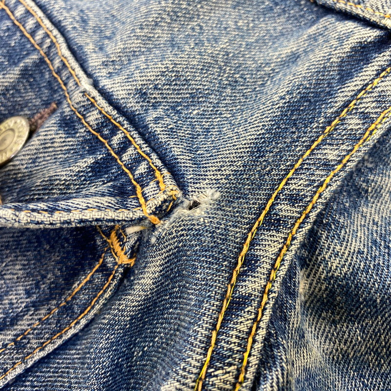 【現状渡し品】【メンズ】 LEVI'S リーバイス 507XX 刻印無し 紙パッチ 両面タブ BIG E 均等 V 2ND DENIM JACKET デニム ジャケット アウター 146-260820-kh-01-izu カラー：インディゴ 万代Net店