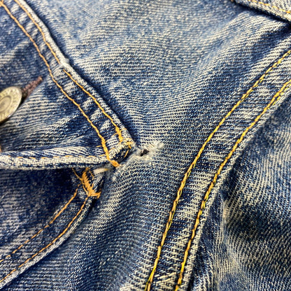【現状渡し品】【メンズ】 LEVI'S リーバイス 507XX 刻印無し 紙パッチ 両面タブ BIG E 均等 V 2ND DENIM JACKET デニム ジャケット アウター 146-260820-kh-01-izu カラー：インディゴ 万代Net店