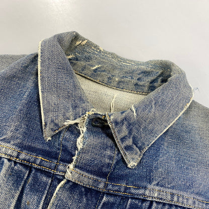 【現状渡し品】【メンズ】 LEVI'S リーバイス 507XX 刻印無し 紙パッチ 両面タブ BIG E 均等 V 2ND DENIM JACKET デニム ジャケット アウター 146-260820-kh-01-izu カラー：インディゴ 万代Net店