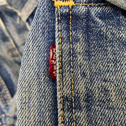 【現状渡し品】【メンズ】 LEVI'S リーバイス 507XX 刻印無し 紙パッチ 両面タブ BIG E 均等 V 2ND DENIM JACKET デニム ジャケット アウター 146-260820-kh-01-izu カラー：インディゴ 万代Net店