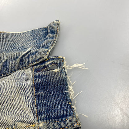 【現状渡し品】【メンズ】 LEVI'S リーバイス 507XX 刻印無し 紙パッチ 両面タブ BIG E 均等 V 2ND DENIM JACKET デニム ジャケット アウター 146-260820-kh-01-izu カラー：インディゴ 万代Net店