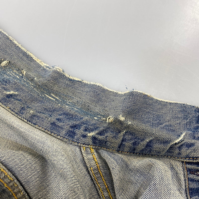 【現状渡し品】【メンズ】 LEVI'S リーバイス 507XX 刻印無し 紙パッチ 両面タブ BIG E 均等 V 2ND DENIM JACKET デニム ジャケット アウター 146-260820-kh-01-izu カラー：インディゴ 万代Net店