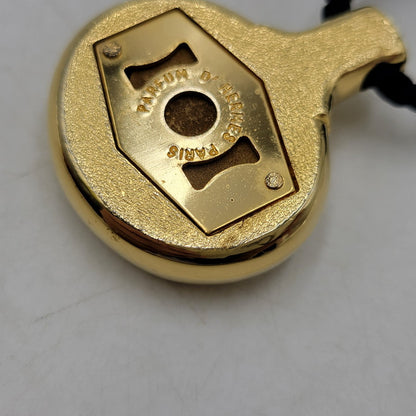【中古品】【メンズ/レディース】 VINTAGE HERMES ヴィンテージ エルメス PERFUME BOTTLE NECKLACE パフューム ボトル ネックレス アクセサリー 182-260818-cs-18-izu カラー：ゴールド×レッド×ブラック 万代Net店