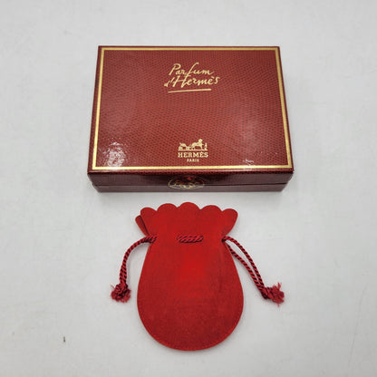 【中古品】【メンズ/レディース】 VINTAGE HERMES ヴィンテージ エルメス PERFUME BOTTLE NECKLACE パフューム ボトル ネックレス アクセサリー 182-260818-cs-18-izu カラー：ゴールド×レッド×ブラック 万代Net店