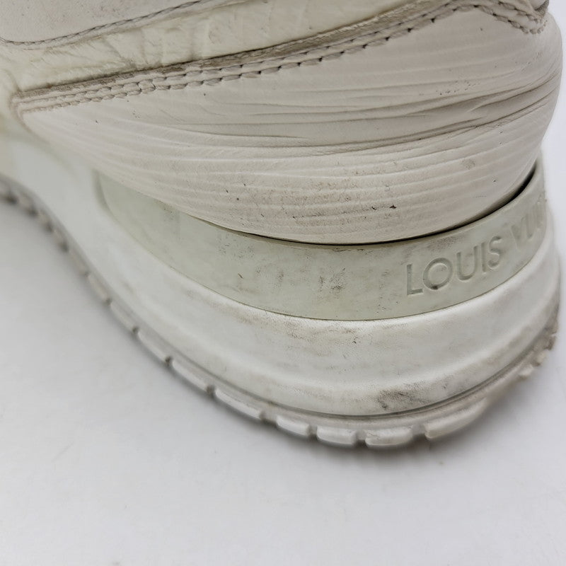 【現状渡し品】【メンズ】 LOUIS VUITTON ルイ・ヴィトン ランアウェイライン スニーカー 靴 179-260817-as-16-izu カラー：ホワイト 万代Net店