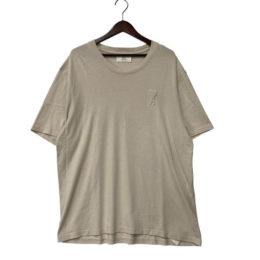 【中古品】【メンズ】 AMI PARIS アミパリス UTS025.726 AMI DE COEUR T-SHIRT アミ ドゥ クール Tシャツ トップス 半袖 141-260821-cs-10-izu サイズ：XXL カラー：ベージュ 万代Net店