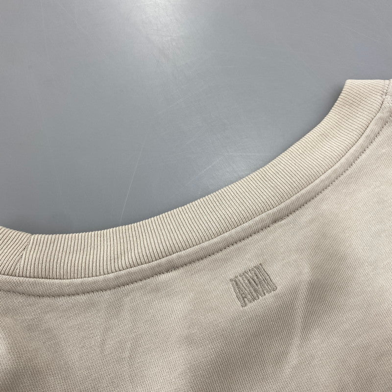 【中古品】【メンズ】 AMI PARIS アミパリス UTS025.726 AMI DE COEUR T-SHIRT アミ ドゥ クール Tシャツ トップス 半袖 141-260821-cs-10-izu サイズ：XXL カラー：ベージュ 万代Net店