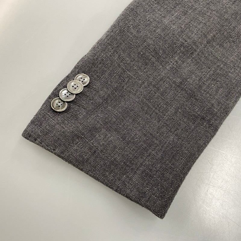【中古品】【メンズ】 HUGO BOSS ヒューゴボス TAILORED SET UP テーラード セットアップ 141-260821-cs-14-izu サイズ：上50/下48 カラー：グレー系 万代Net店