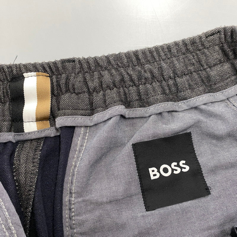 【中古品】【メンズ】 HUGO BOSS ヒューゴボス TAILORED SET UP テーラード セットアップ 141-260821-cs-14-izu サイズ：上50/下48 カラー：グレー系 万代Net店