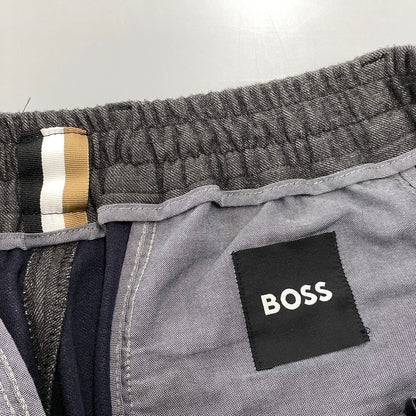 【中古品】【メンズ】 HUGO BOSS ヒューゴボス TAILORED SET UP テーラード セットアップ 141-260821-cs-14-izu サイズ：上50/下48 カラー：グレー系 万代Net店