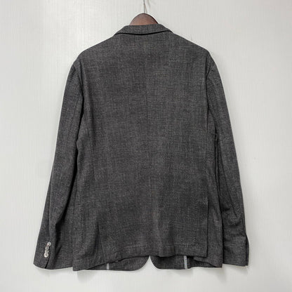 【中古品】【メンズ】 HUGO BOSS ヒューゴボス TAILORED SET UP テーラード セットアップ 141-260821-cs-14-izu サイズ：上50/下48 カラー：グレー系 万代Net店