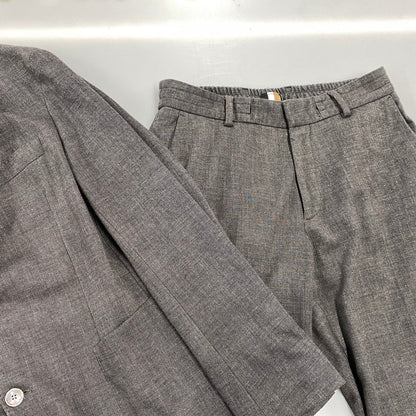 【中古品】【メンズ】 HUGO BOSS ヒューゴボス TAILORED SET UP テーラード セットアップ 141-260821-cs-14-izu サイズ：上50/下48 カラー：グレー系 万代Net店
