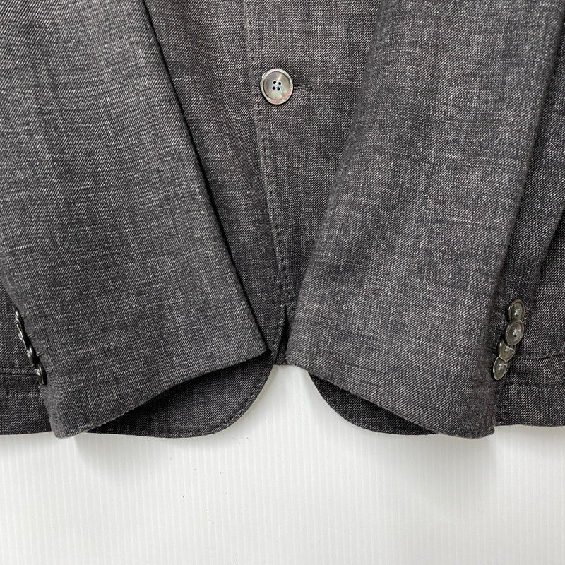 【中古品】【メンズ】 HUGO BOSS ヒューゴボス TAILORED SET UP テーラード セットアップ 141-260821-cs-14-izu サイズ：上50/下48 カラー：グレー系 万代Net店