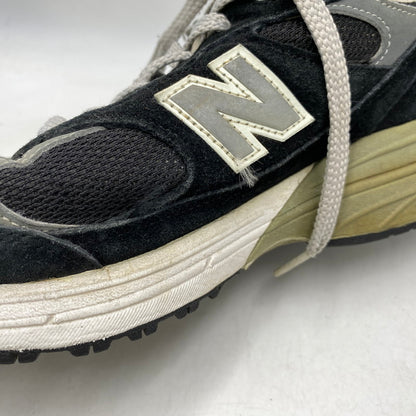 【現状渡し品】【メンズ/レディース】 NEW BALANCE ニューバランス USA製 MR993BK スニーカー 靴 162-260829-kh-09-izu サイズ：26 カラー：ブラック×グレー 万代Net店