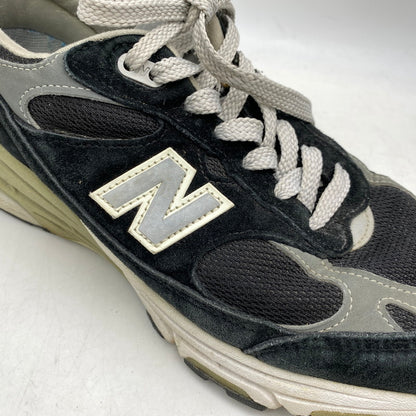 【現状渡し品】【メンズ/レディース】 NEW BALANCE ニューバランス USA製 MR993BK スニーカー 靴 162-260829-kh-09-izu サイズ：26 カラー：ブラック×グレー 万代Net店