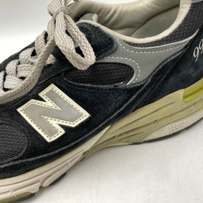 【現状渡し品】【メンズ/レディース】 NEW BALANCE ニューバランス USA製 MR993BK スニーカー 靴 162-260829-kh-09-izu サイズ：26 カラー：ブラック×グレー 万代Net店
