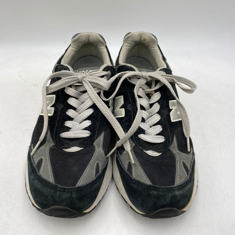【現状渡し品】【メンズ/レディース】 NEW BALANCE ニューバランス USA製 MR993BK スニーカー 靴 162-260829-kh-09-izu サイズ：26 カラー：ブラック×グレー 万代Net店