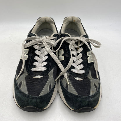 【現状渡し品】【メンズ/レディース】 NEW BALANCE ニューバランス USA製 MR993BK スニーカー 靴 162-260829-kh-09-izu サイズ：26 カラー：ブラック×グレー 万代Net店