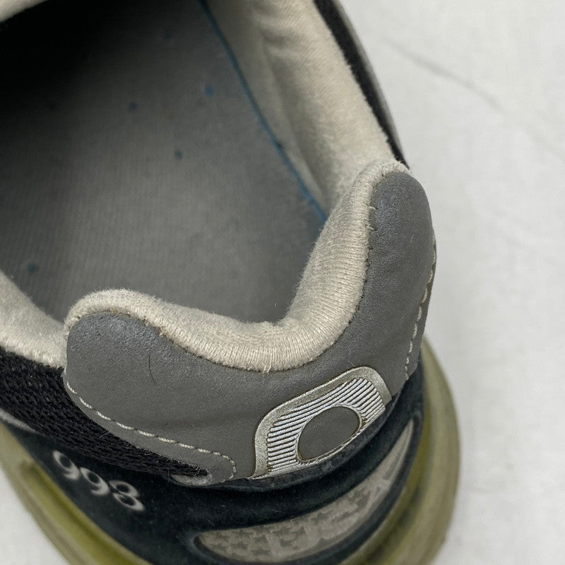 【現状渡し品】【メンズ/レディース】 NEW BALANCE ニューバランス USA製 MR993BK スニーカー 靴 162-260829-kh-09-izu サイズ：26 カラー：ブラック×グレー 万代Net店