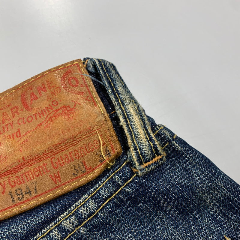 【現状渡し品】【メンズ】 SUGAR CANE シュガーケーン SC41947 LOT.1947 DENIM PANTS デニム パンツ ボトムス ズボン 156-260818-cs-08-izu サイズ：W30 L34 カラー：インディゴ 万代Net店