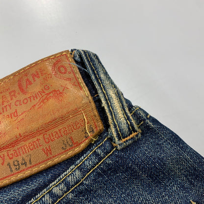 【現状渡し品】【メンズ】 SUGAR CANE シュガーケーン SC41947 LOT.1947 DENIM PANTS デニム パンツ ボトムス ズボン 156-260818-cs-08-izu サイズ：W30 L34 カラー：インディゴ 万代Net店
