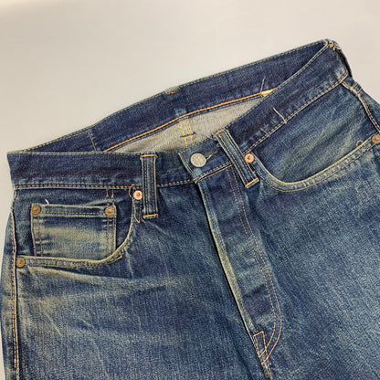 【現状渡し品】【メンズ】 SUGAR CANE シュガーケーン SC41947 LOT.1947 DENIM PANTS デニム パンツ ボトムス ズボン 156-260818-cs-08-izu サイズ：W30 L34 カラー：インディゴ 万代Net店