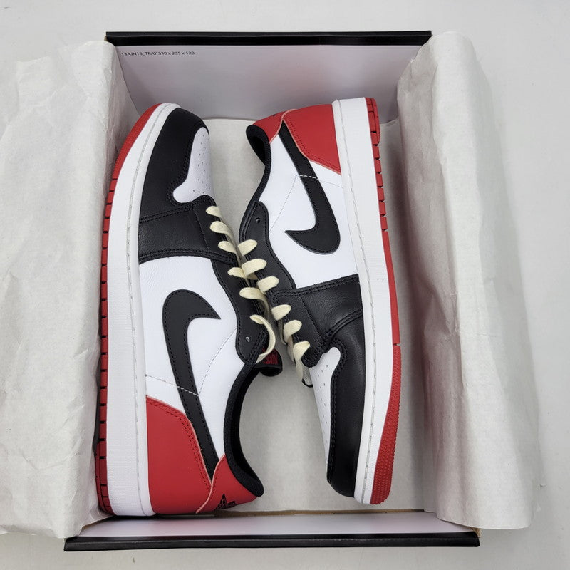 【中古美品】【メンズ】 NIKE ナイキ AIR JORDAN 1 RETRO LOW OG CZ0790-106 エア ジョーダン 1 レトロ ロー OG スニーカー 靴 160-260817-as-13-izu サイズ：30cm カラー：WHITE/BLACK-VARSITY RED 万代Net店