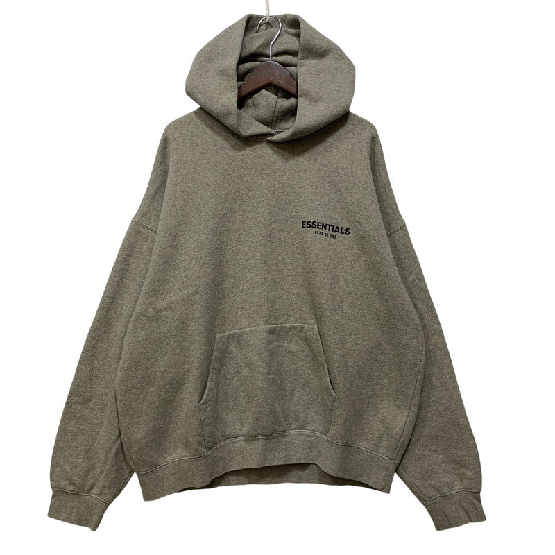 【中古品】【メンズ】 FOG ESSENTIALS エフオージーエッセンシャルズ BACK LOGO PULLOVER PARKA バックロゴ プルオーバー パーカー 142-260830-as-09-izu サイズ：L カラー：グレー 万代Net店