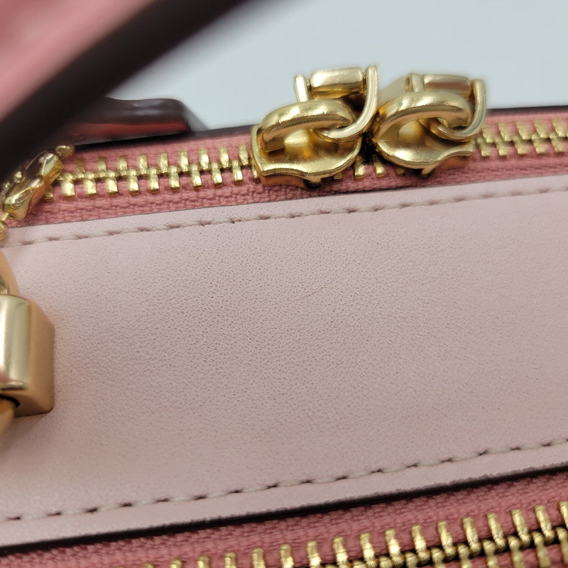 【中古品】【レディース】 COACH コーチ × DISNEY ディズニー 2WAY BAG C1434 ショルダー バッグ カバン 鞄 180-260817-as-02-izu カラー：ベージュ×ピンク 万代Net店