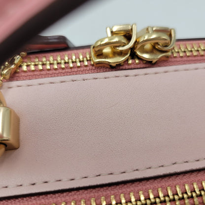【中古品】【レディース】 COACH コーチ × DISNEY ディズニー 2WAY BAG C1434 ショルダー バッグ カバン 鞄 180-260817-as-02-izu カラー：ベージュ×ピンク 万代Net店