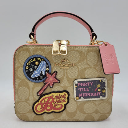 【中古品】【レディース】 COACH コーチ × DISNEY ディズニー 2WAY BAG C1434 ショルダー バッグ カバン 鞄 180-260817-as-02-izu カラー：ベージュ×ピンク 万代Net店