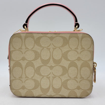【中古品】【レディース】 COACH コーチ × DISNEY ディズニー 2WAY BAG C1434 ショルダー バッグ カバン 鞄 180-260817-as-02-izu カラー：ベージュ×ピンク 万代Net店