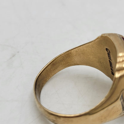 【中古品】【メンズ/レディース】 HERFF JONES ハーフジョンズ 1960 HIGH SCHOOL RING ハイスクールリング 指輪 アクセサリー 192-260817-as-06-izu カラー：ゴールド 万代Net店