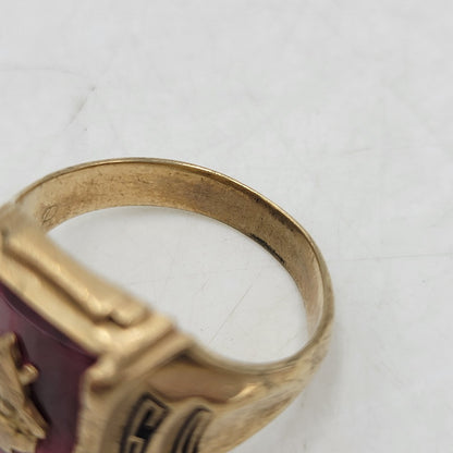 【中古品】【メンズ/レディース】 HERFF JONES ハーフジョンズ 1960 HIGH SCHOOL RING ハイスクールリング 指輪 アクセサリー 192-260817-as-06-izu カラー：ゴールド 万代Net店