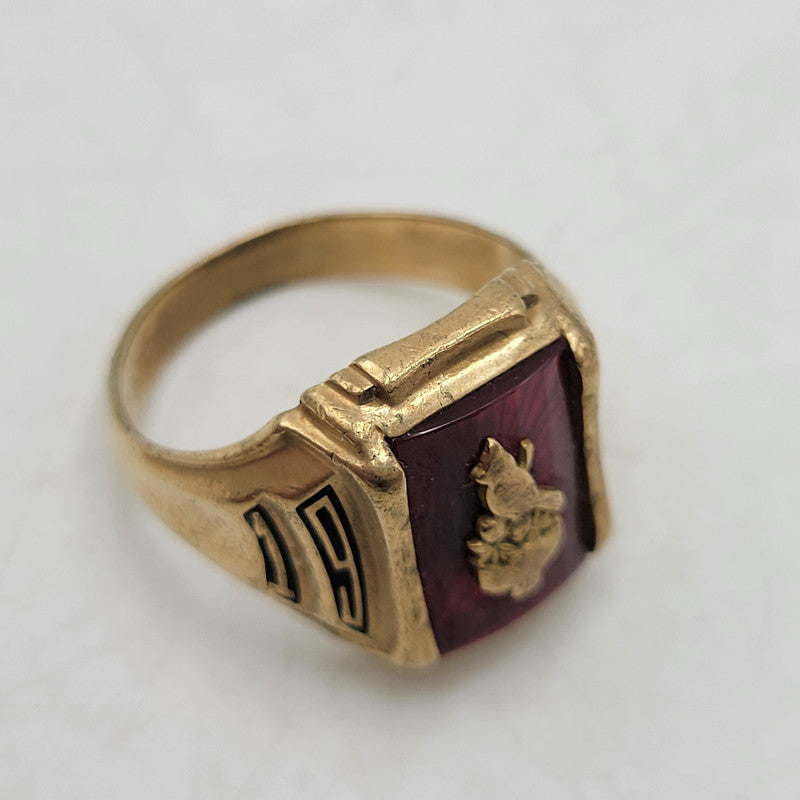 【中古品】【メンズ/レディース】 HERFF JONES ハーフジョンズ 1960 HIGH SCHOOL RING ハイスクールリング 指輪 アクセサリー 192-260817-as-06-izu カラー：ゴールド 万代Net店