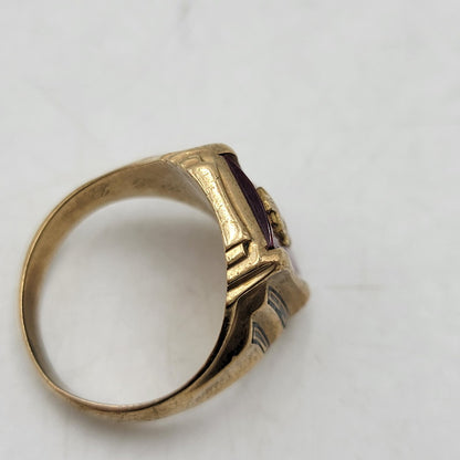 【中古品】【メンズ/レディース】 HERFF JONES ハーフジョンズ 1960 HIGH SCHOOL RING ハイスクールリング 指輪 アクセサリー 192-260817-as-06-izu カラー：ゴールド 万代Net店