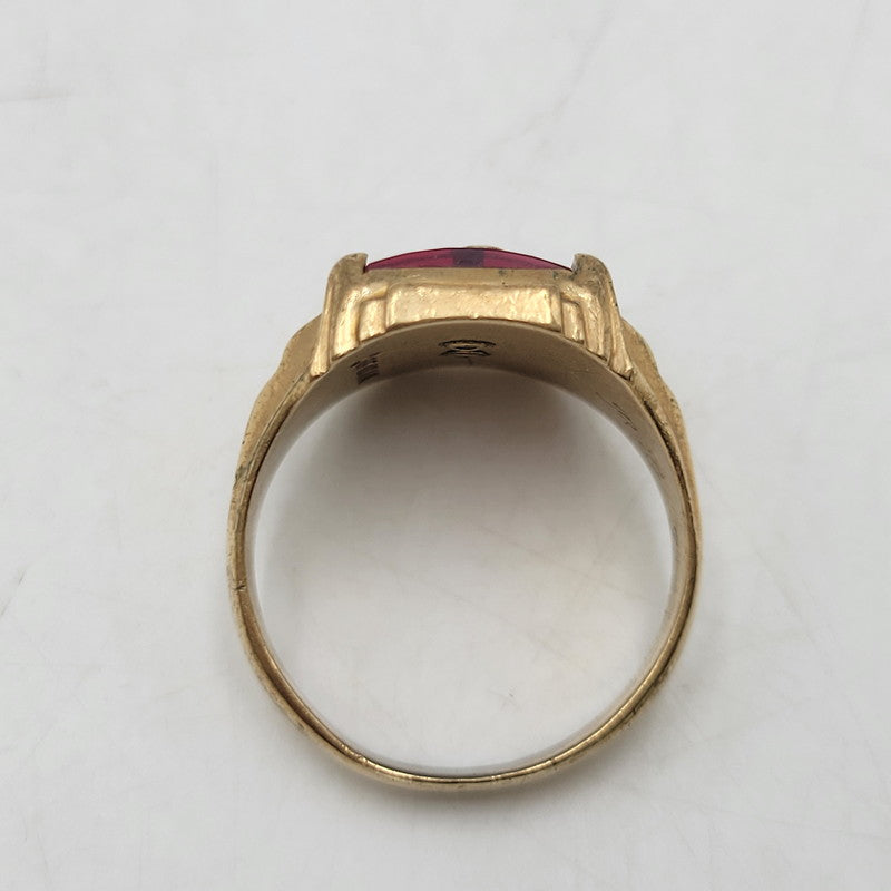【中古品】【メンズ/レディース】 HERFF JONES ハーフジョンズ 1960 HIGH SCHOOL RING ハイスクールリング 指輪 アクセサリー 192-260817-as-06-izu カラー：ゴールド 万代Net店