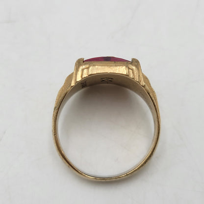 【中古品】【メンズ/レディース】 HERFF JONES ハーフジョンズ 1960 HIGH SCHOOL RING ハイスクールリング 指輪 アクセサリー 192-260817-as-06-izu カラー：ゴールド 万代Net店