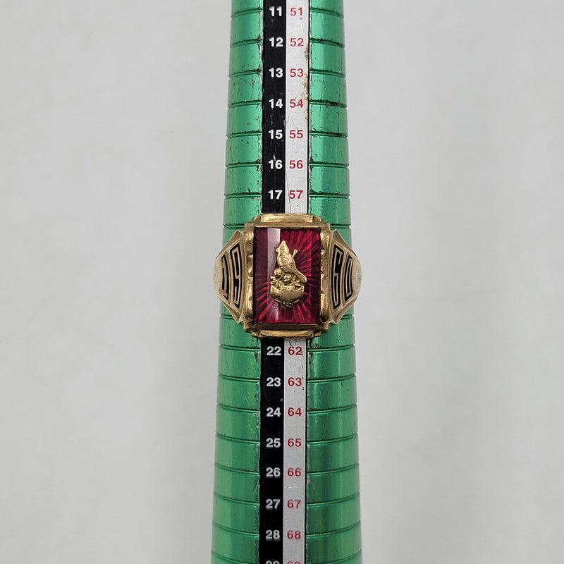 【中古品】【メンズ/レディース】 HERFF JONES ハーフジョンズ 1960 HIGH SCHOOL RING ハイスクールリング 指輪 アクセサリー 192-260817-as-06-izu カラー：ゴールド 万代Net店