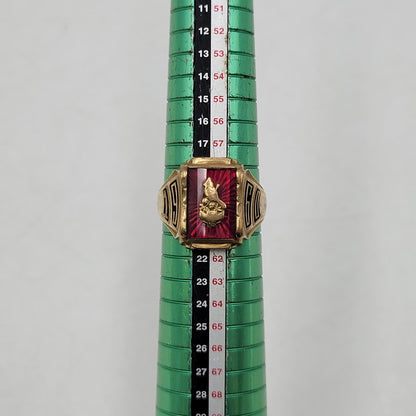 【中古品】【メンズ/レディース】 HERFF JONES ハーフジョンズ 1960 HIGH SCHOOL RING ハイスクールリング 指輪 アクセサリー 192-260817-as-06-izu カラー：ゴールド 万代Net店