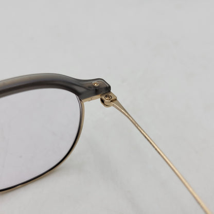 【中古品】【メンズ/レディース】 EYEVAN アイヴァン BLANKS EYEWEAR ブランクス アイウェア メガネ 203-260817-as-08-izu サイズ：47□22-145 カラー：ゴールド×グレー 万代Net店