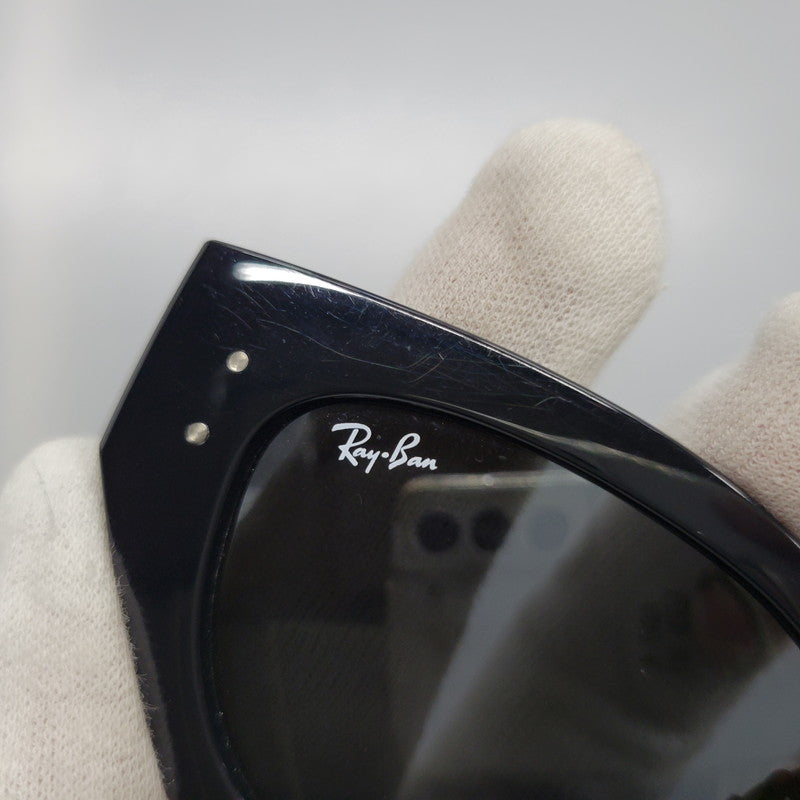 【中古品】【メンズ/レディース】 Ray-Ban レイバン ZENA BIO-BASED SUNGLASSES RB4430F ゼナ バイオベース サングラス 203-260817-as-07-izu サイズ：52□22-145 カラー：ブラック 万代Net店
