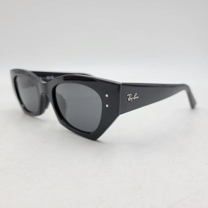 【中古品】【メンズ/レディース】 Ray-Ban レイバン ZENA BIO-BASED SUNGLASSES RB4430F ゼナ バイオベース サングラス 203-260817-as-07-izu サイズ：52□22-145 カラー：ブラック 万代Net店